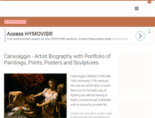 Tablet Screenshot of caravaggio.net